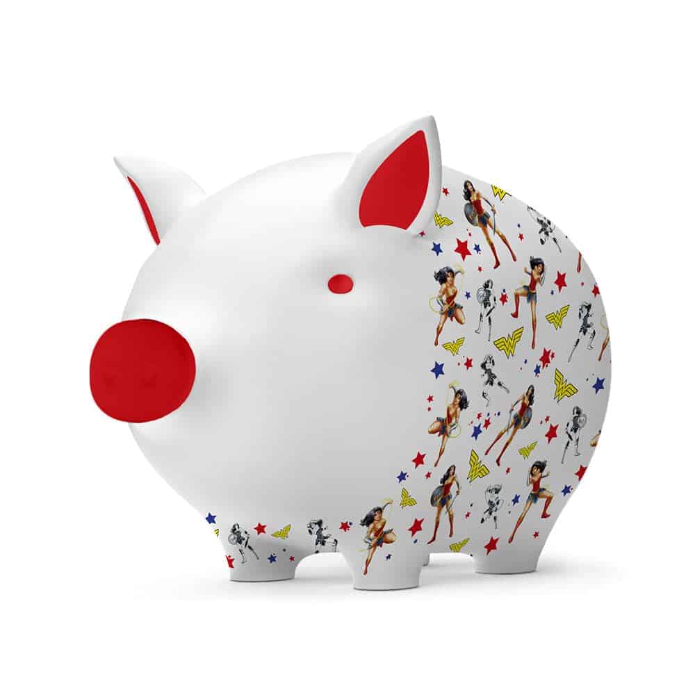 Hucha de cerámica Tilly Pig para niños y niñas diseño de - Imagen 3