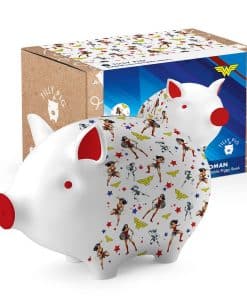 Hucha de cerámica Tilly Pig para niños y niñas diseño de