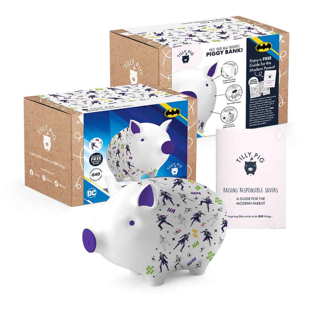 Alcancía de cerámica Tilly Pig para niños y niñas diseño - Imagen 4