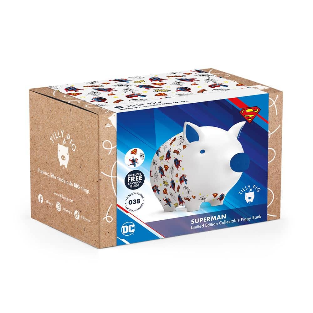 Caja de Dinero de Cerámica Tilly Pig para Niños Niñas - Imagen 7