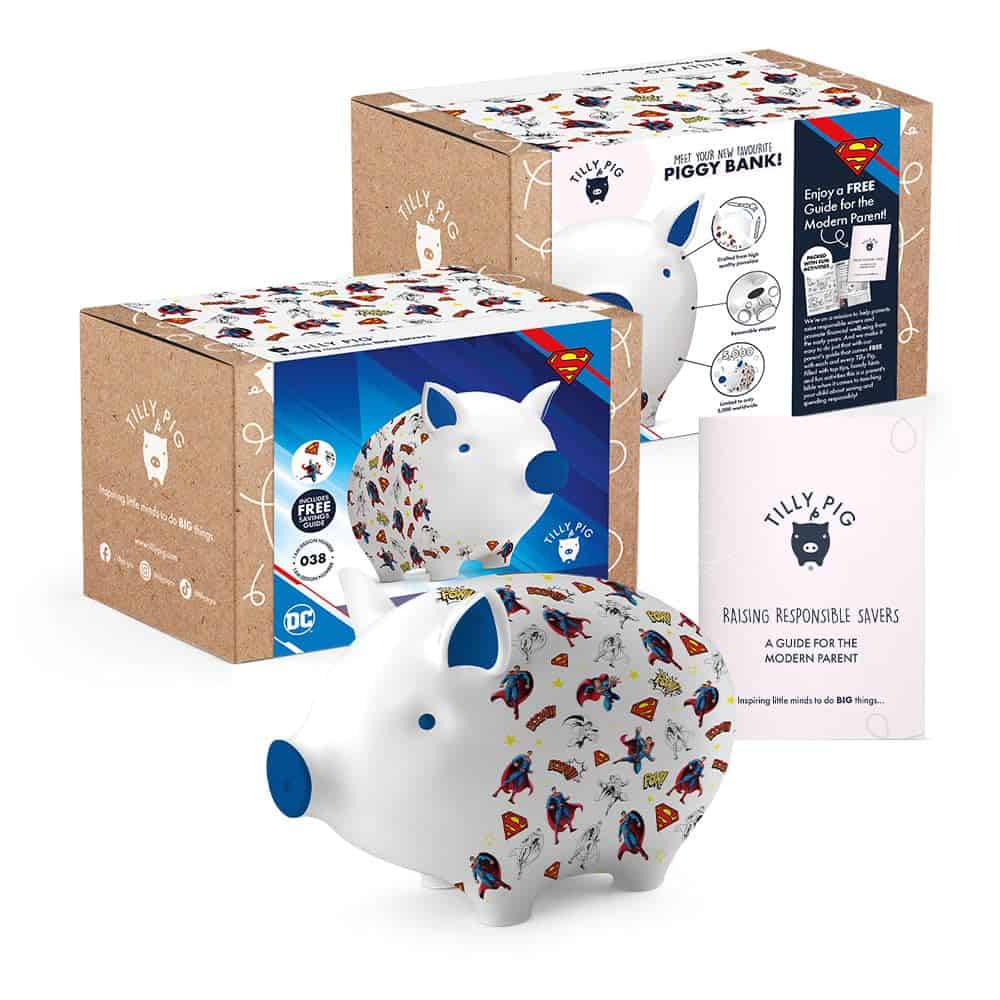 Caja de Dinero de Cerámica Tilly Pig para Niños Niñas - Imagen 4