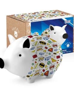 Alcancía de cerámica Tilly Pig para niños y niñas de DC