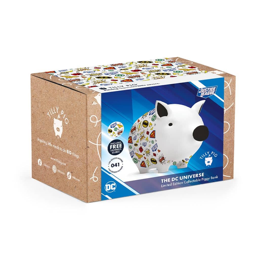 Alcancía de cerámica Tilly Pig para niños y niñas de DC - Imagen 7