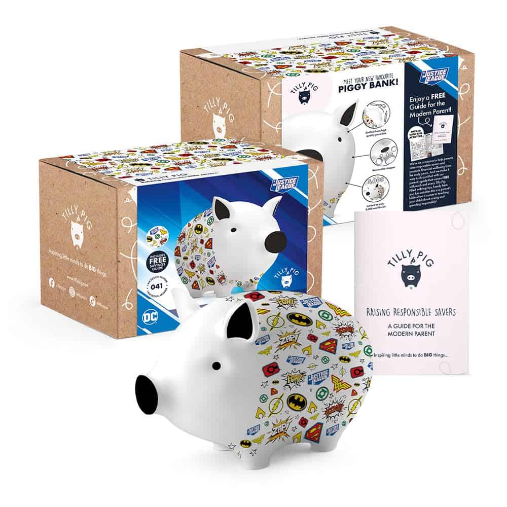 Alcancía de cerámica Tilly Pig para niños y niñas de DC - Imagen 4