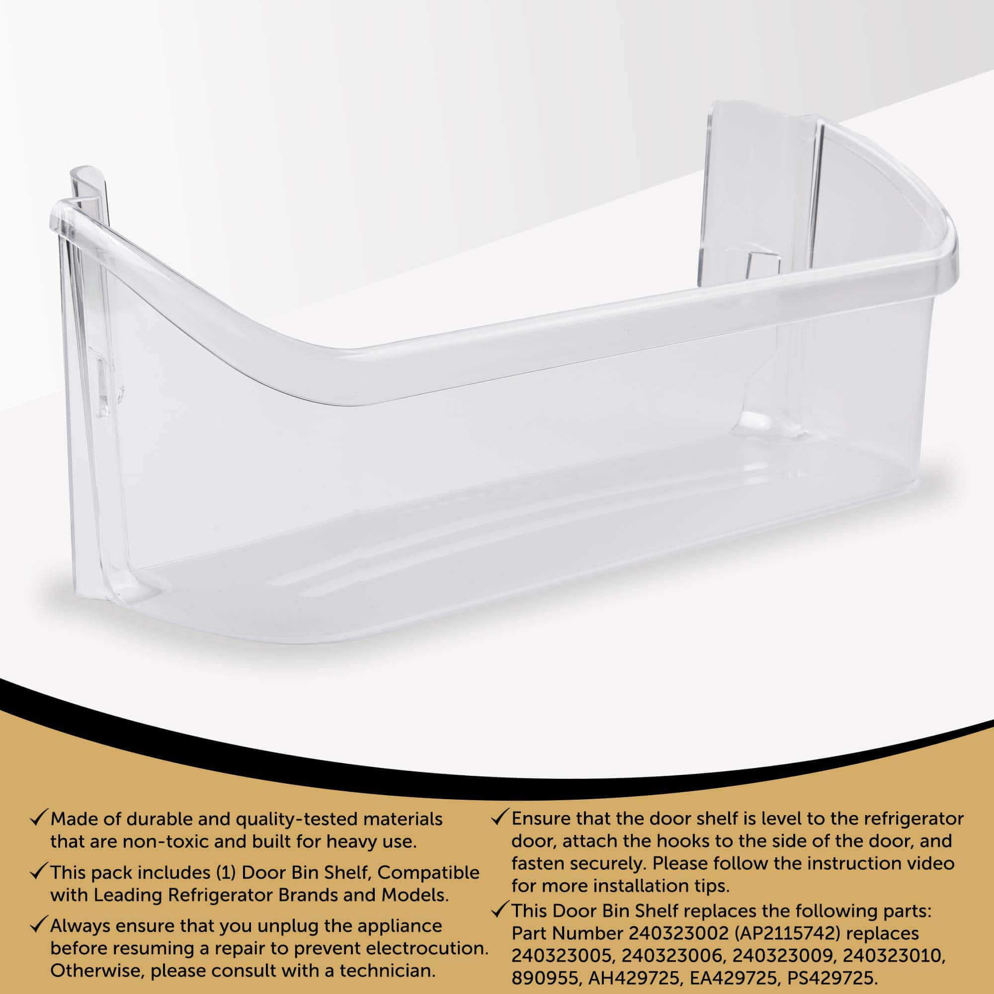 Bandeja de puerta 240323002 de Appliance Pros Supply - Imagen 4