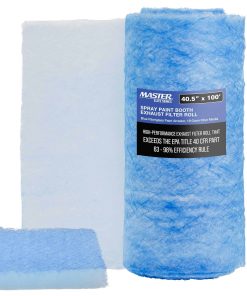 Rollo de filtro de escape para cabina de -Azul