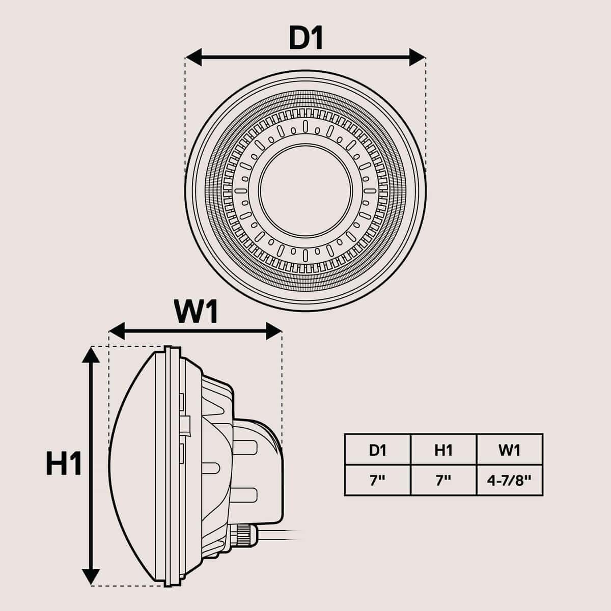 Faros LED TRUE MODS de 7 pulgadas Redondos H6024 [Aprobados - Imagen 8
