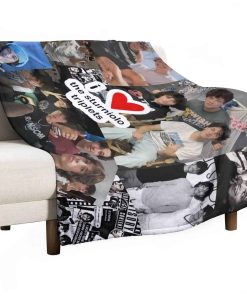 Manta USCOYICD de Tripletes Sturniolo con Collage de Fotos