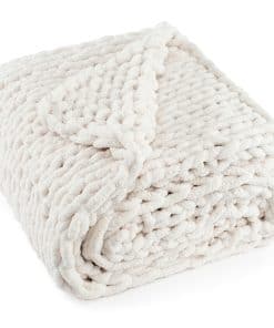 Manta de Punto Grueso LONG CREATE 50"X 60", 100% Hecha a