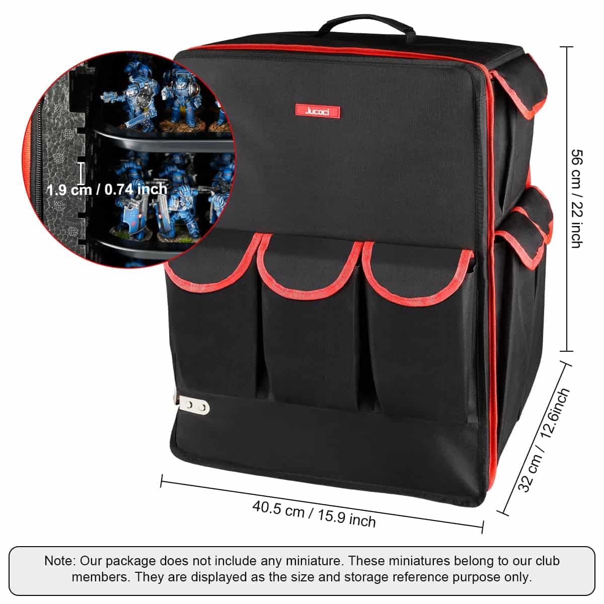 Estuche de Almacenamiento para Miniaturas Jucoci (con 3 PCS - Imagen 3