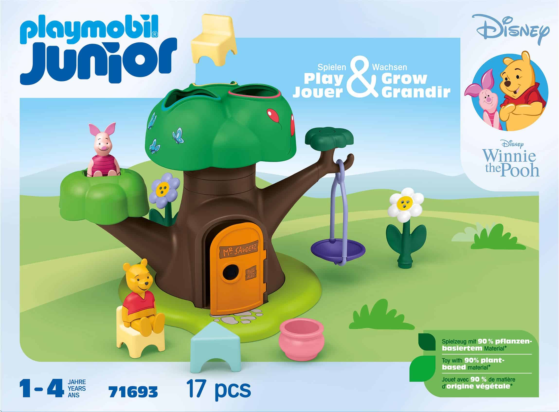 Playmobil Junior & Disney: Casa del árbol de Winnie the - Imagen 5