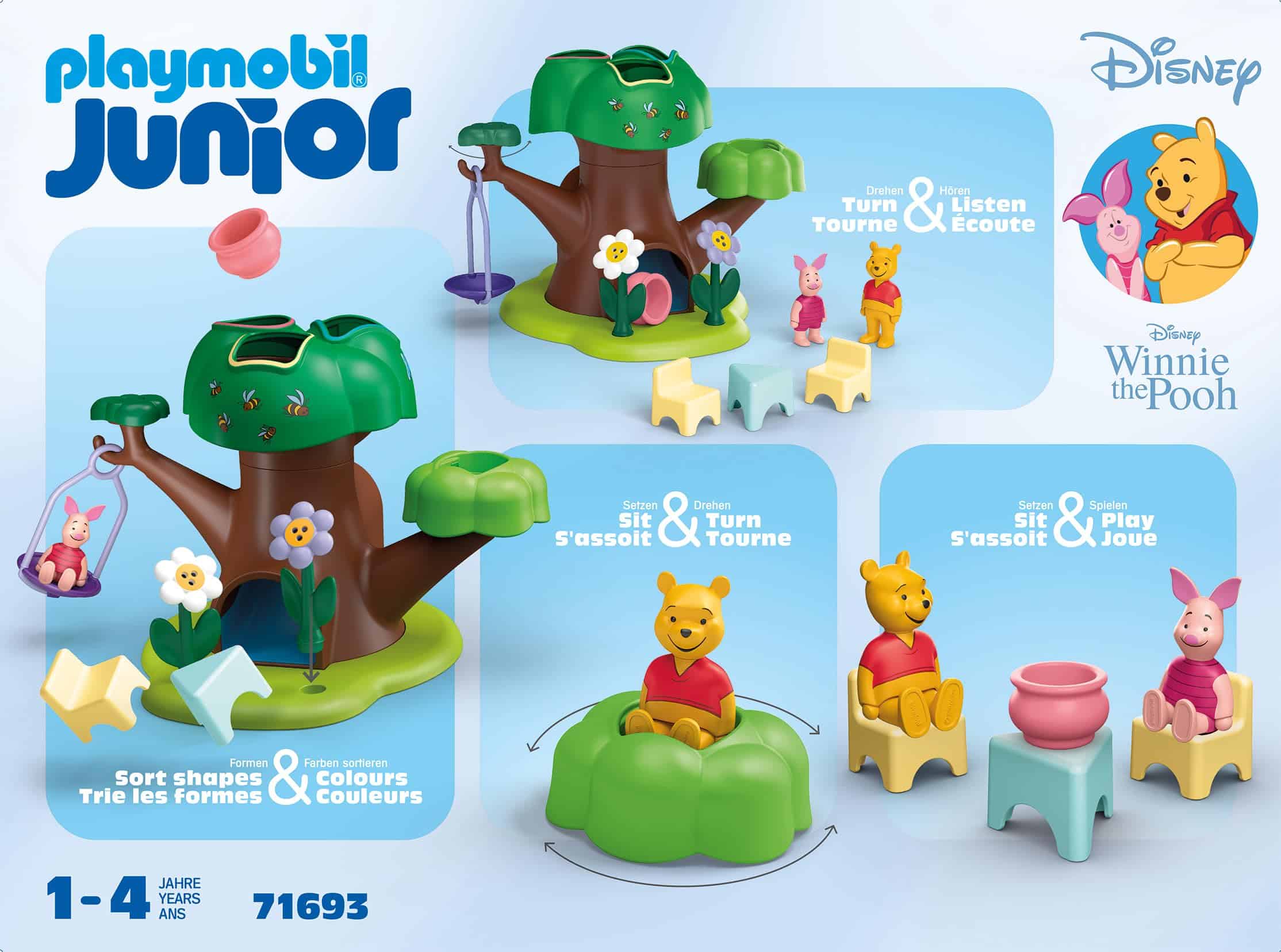 Playmobil Junior & Disney: Casa del árbol de Winnie the - Imagen 6