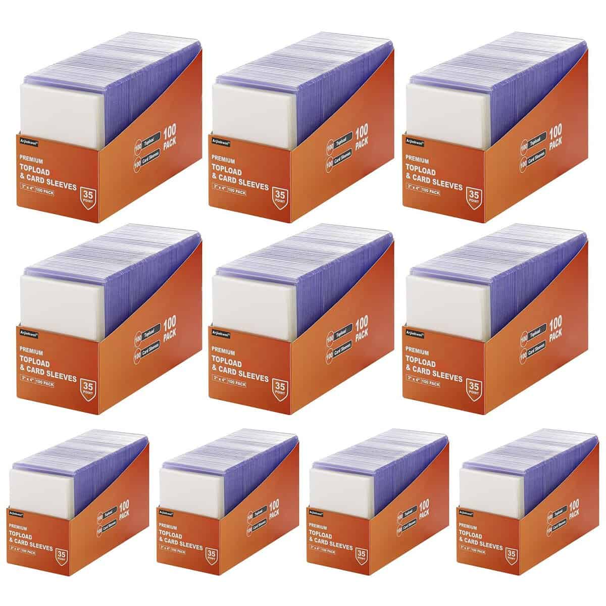 2000 Fundas para Cartas Top Loads para Tarjetas, Arjiekwei