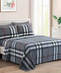 Juego de sábanas de 6 piezas ultra suaves -eto/doble