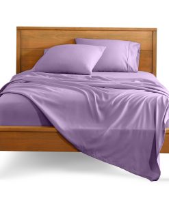 Juego de sábanas Bare Home Split Head Flex -Lavanda