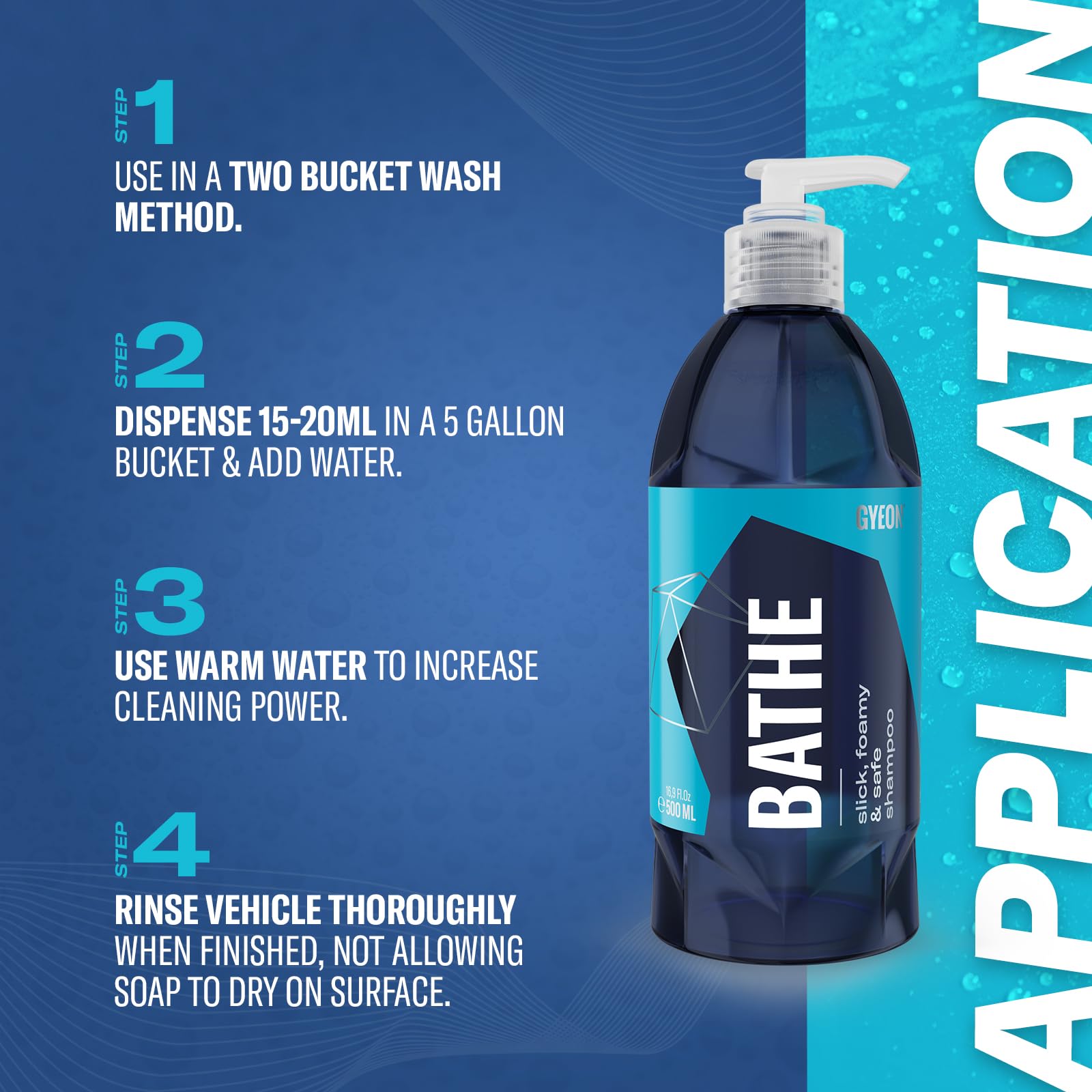 GYEON Bathe 1000ml - El Mejor Jabón para Autos para tu - Imagen 7