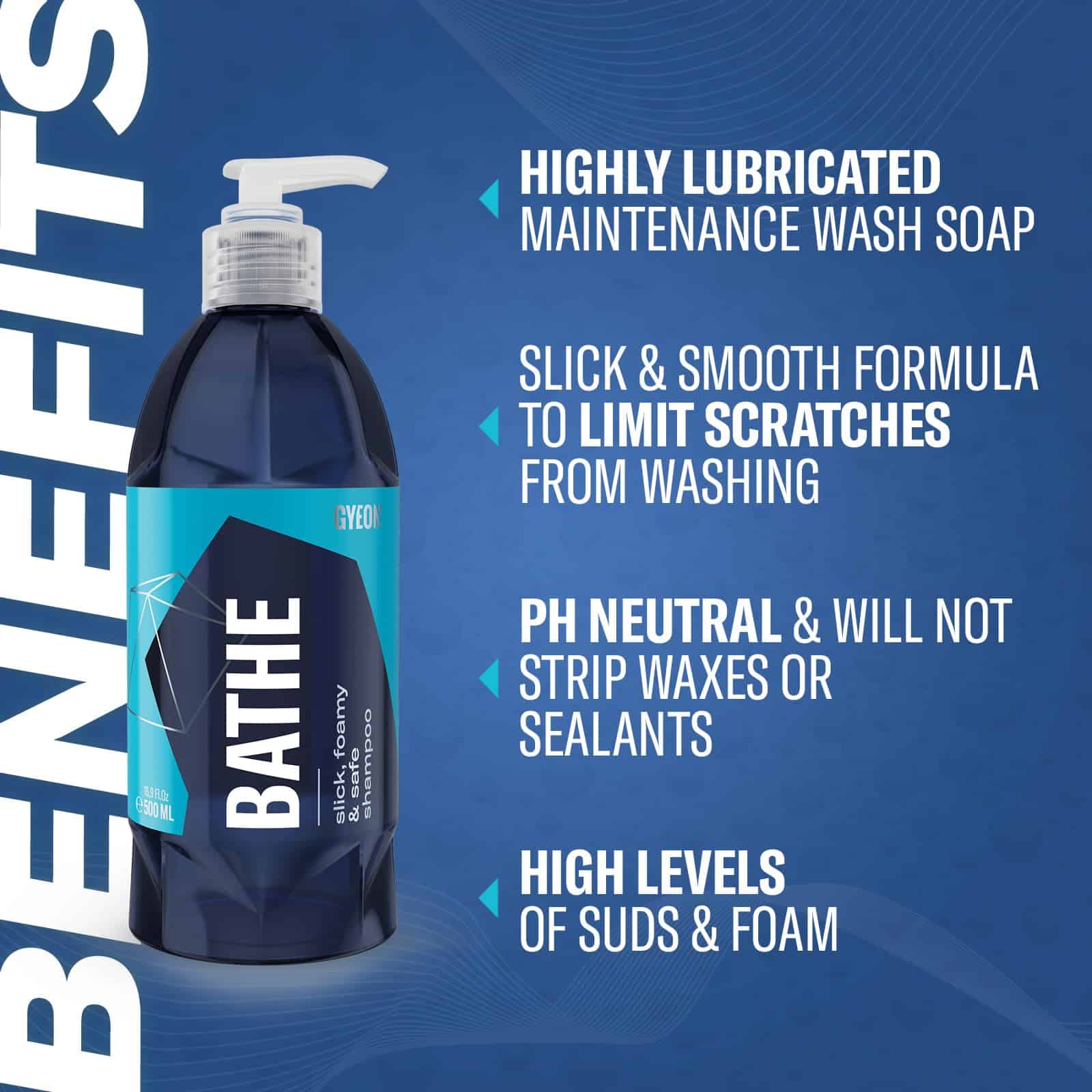 GYEON Bathe 1000ml - El Mejor Jabón para Autos para tu - Imagen 3