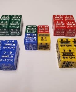 Paquete de 20 Dados Modificadores de Movimiento Alpha