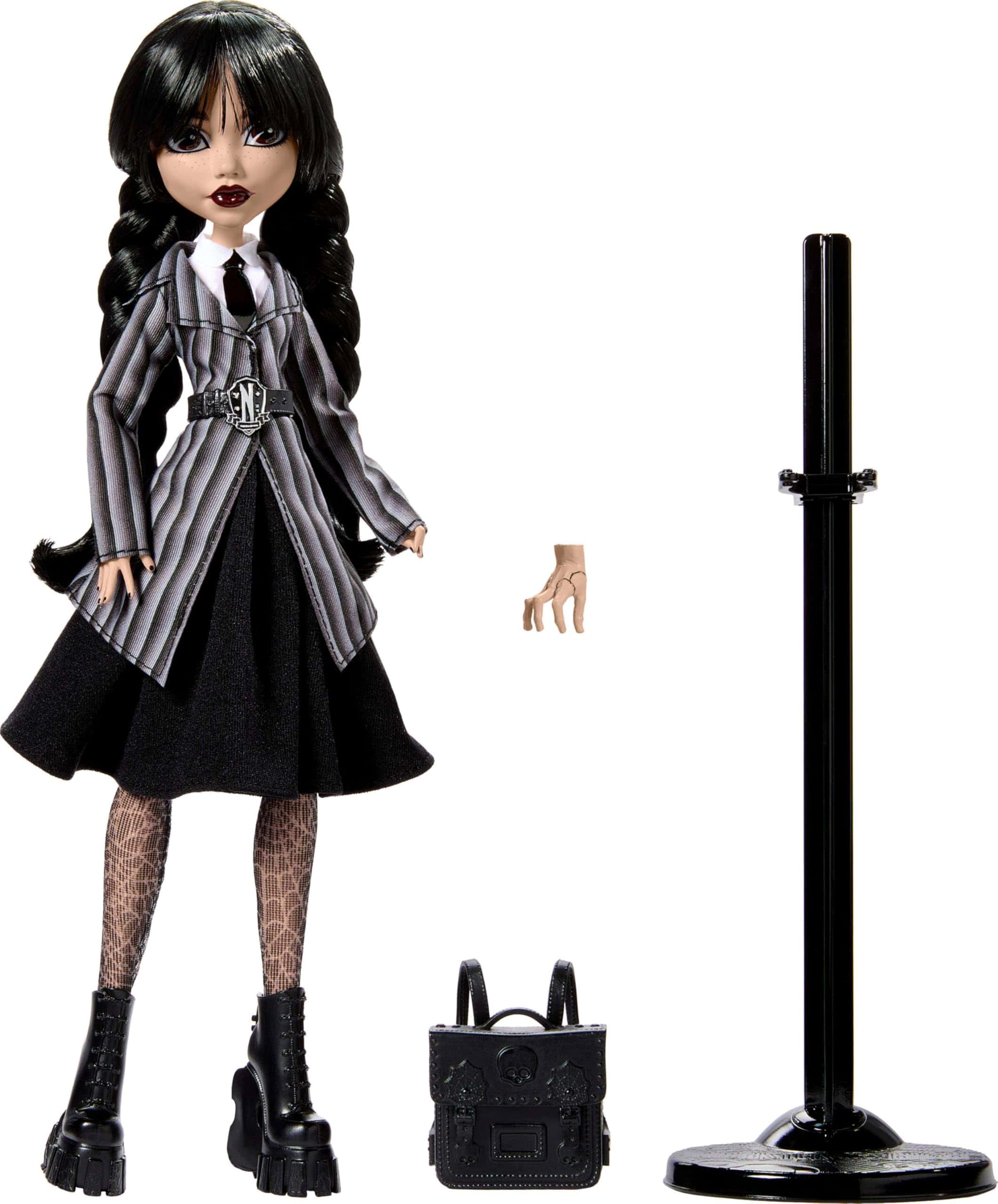 Muñeca Monster High Wednesday y Accesorios, Coleccionable - Imagen 8