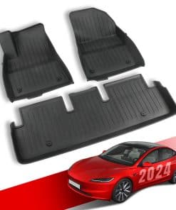 Tapetes para piso Leeiion compatibles con 2024 Tesla Model