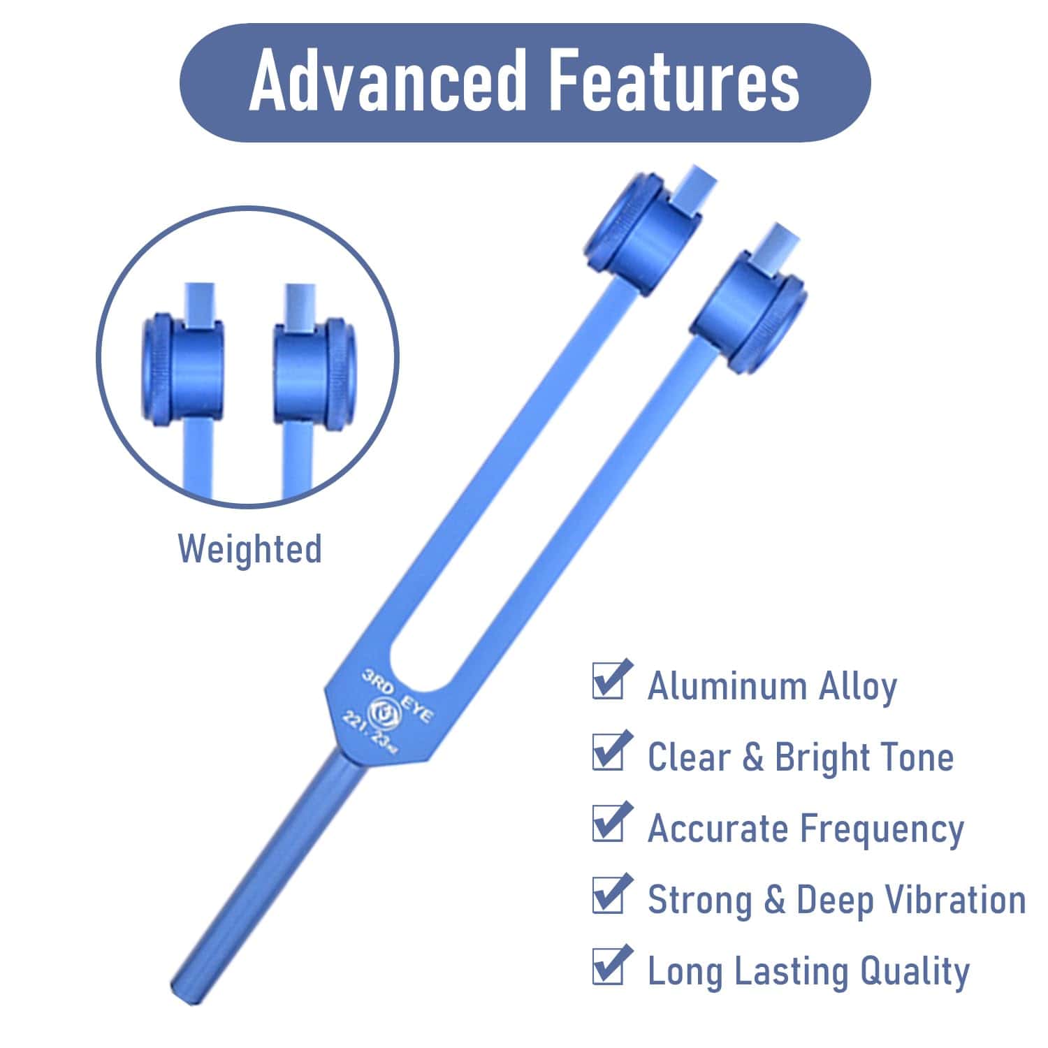 BYZVUN Juego de Diapasones de Chakras para Sanación, 7 - Imagen 5