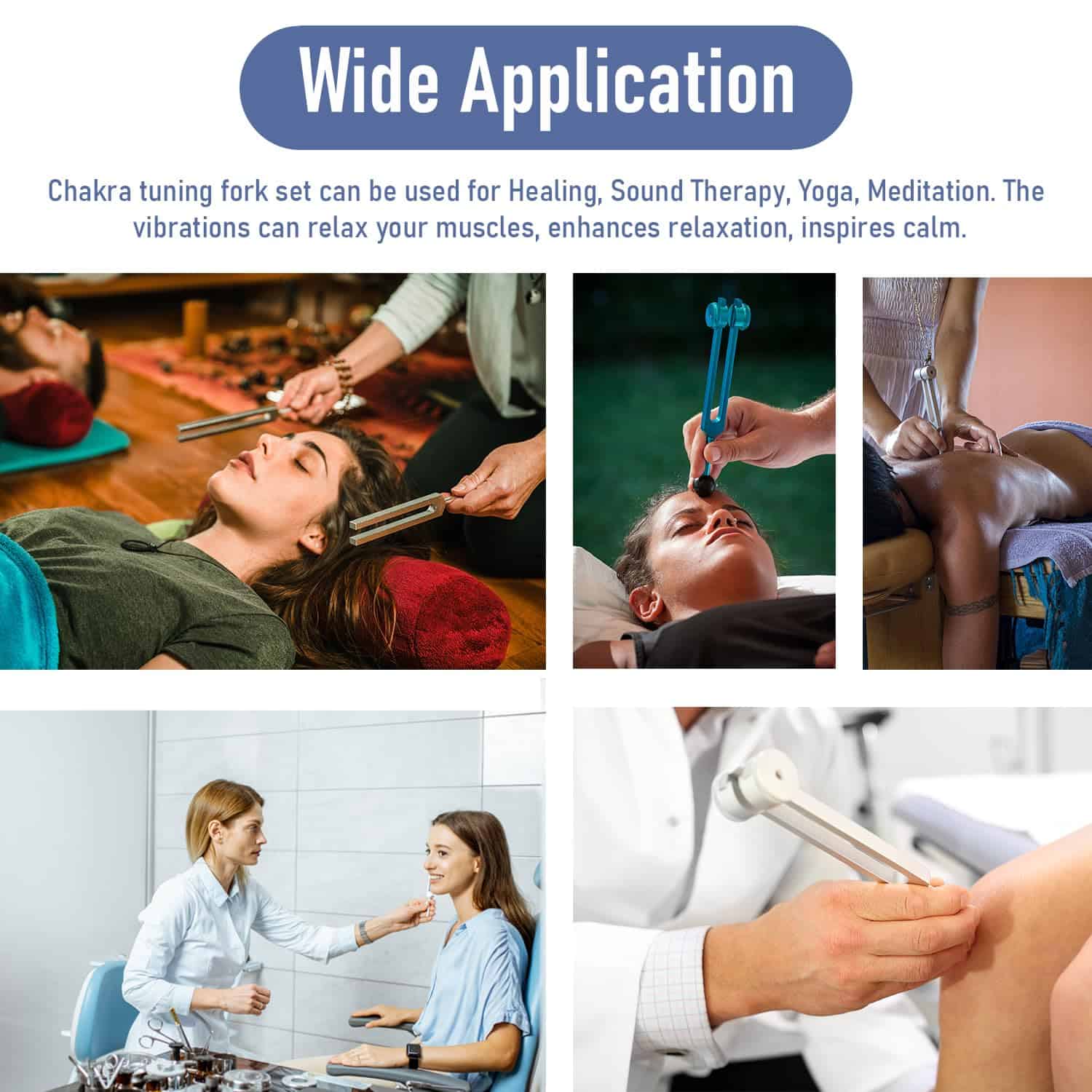 BYZVUN Juego de Diapasones de Chakras para Sanación, 7 - Imagen 6