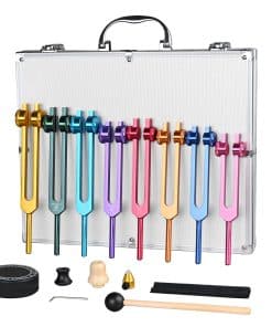 BYZVUN Juego de Diapasones de Chakras para Sanación, 7