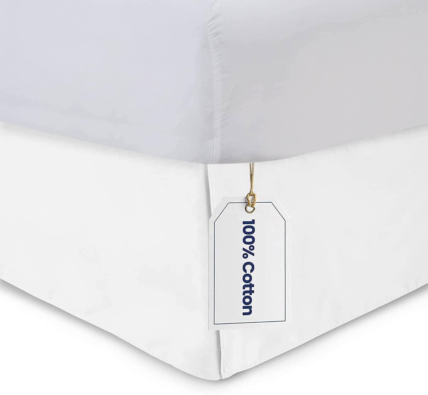 Faldón de Cama Premium tamaño King 800TC -Blanco - Imagen 4