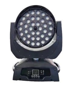 Luz de Cabeza Móvil de Lavado de Zoom Led 36x18W RGBWAUV