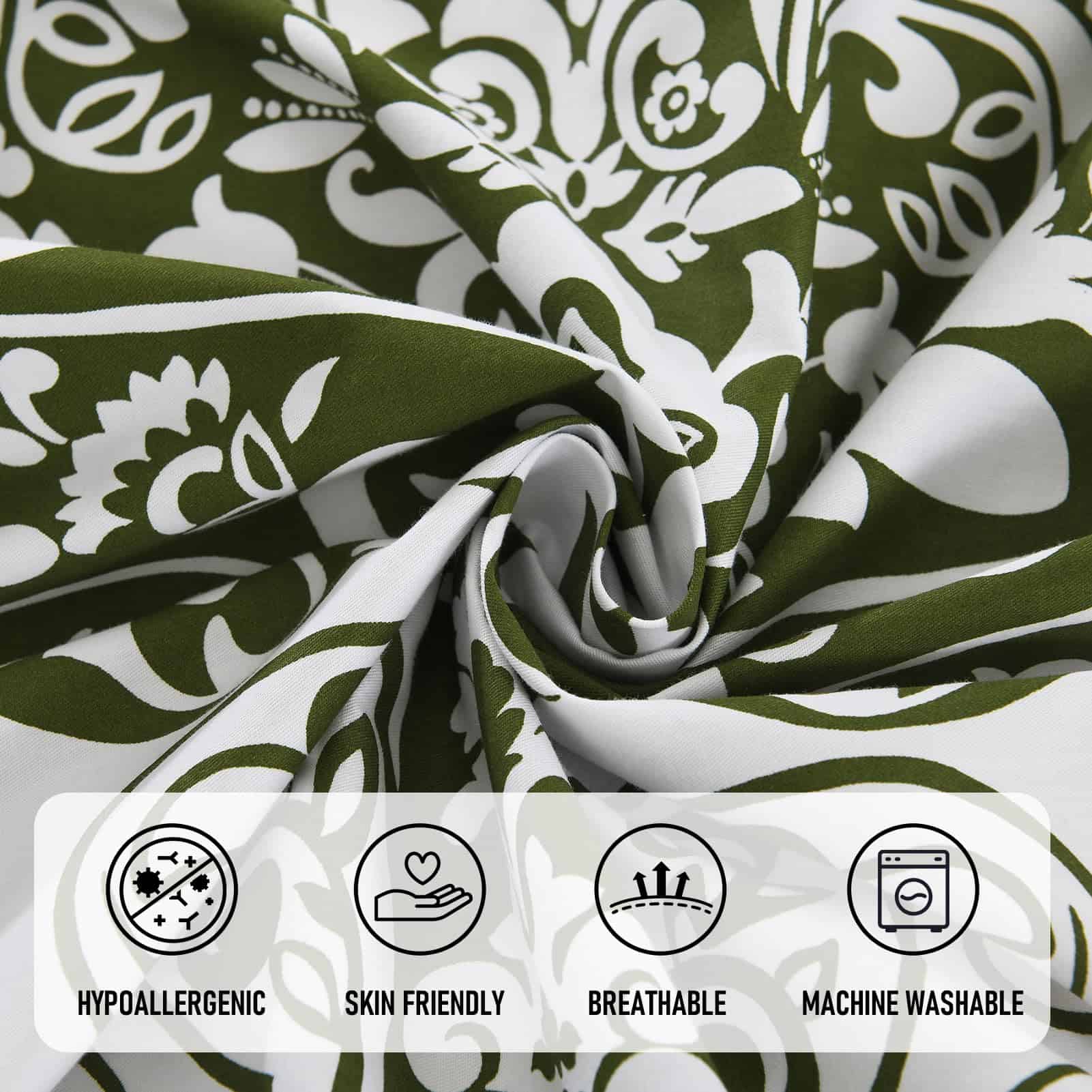 PERHOM Funda de edredón Queen - Funda de edredón Queen de - Imagen 5