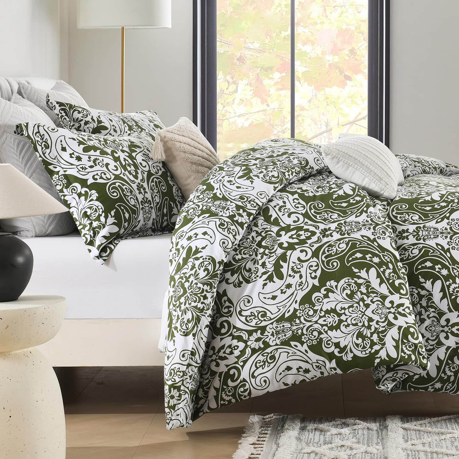 PERHOM Funda de edredón Queen - Funda de edredón Queen de - Imagen 8