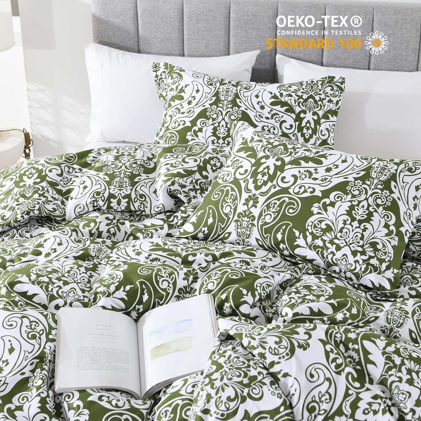 PERHOM Funda de edredón Queen - Funda de edredón Queen de - Imagen 3