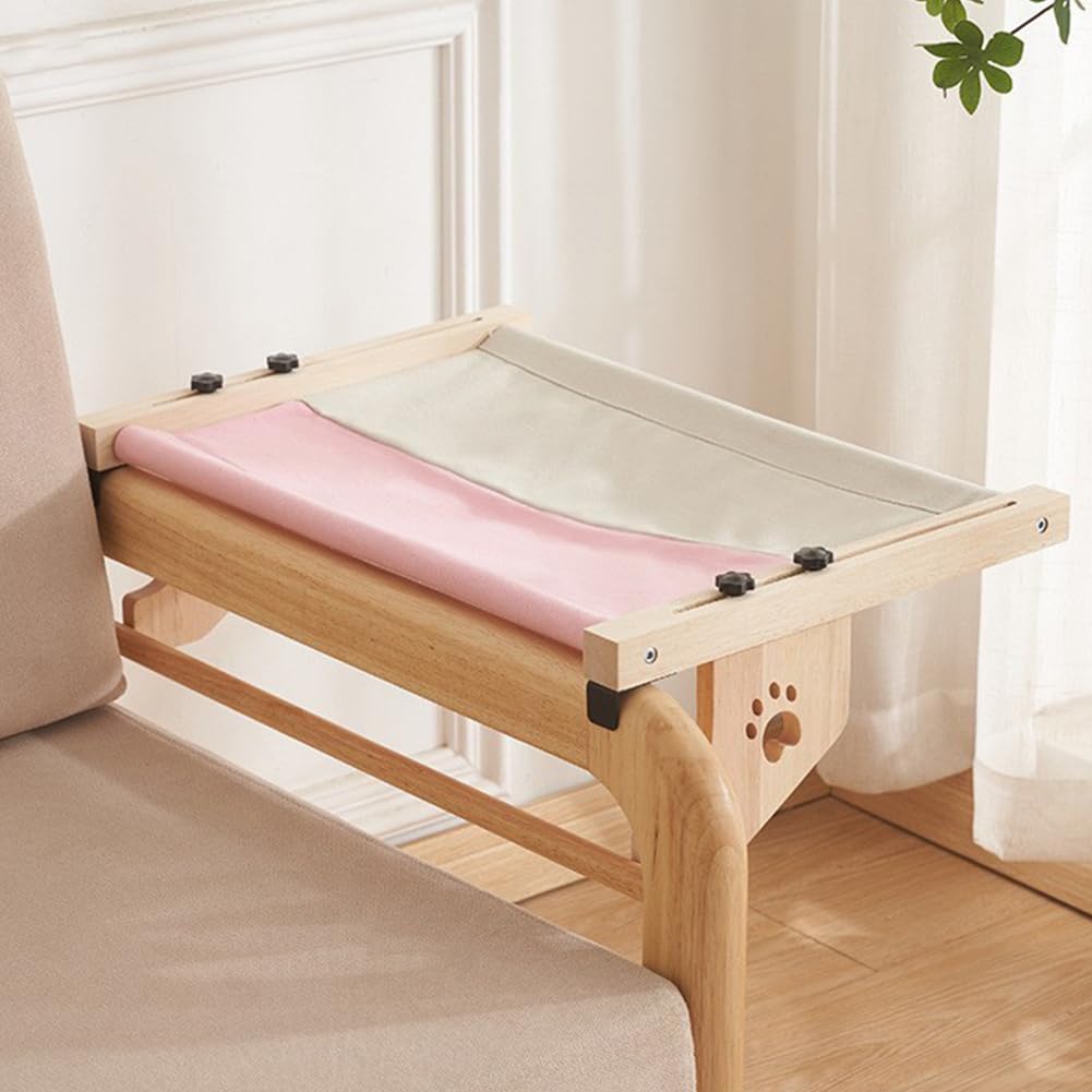 Percha de Ventana para Gatos en el Borde Duradera Ajustable - Imagen 3