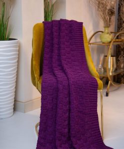 ARAN ISLE Manta/Colcha de Punto de Cable de Pescador 100%