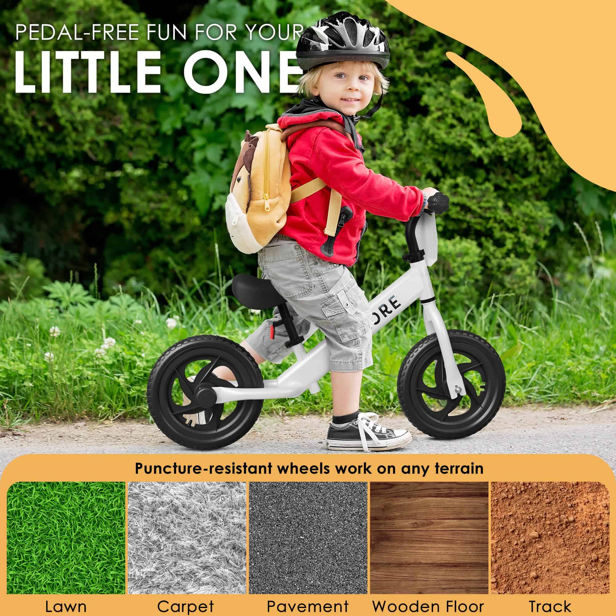 Bicicleta de Equilibrio Ajustable 4-Xplore para Niños de - Imagen 6