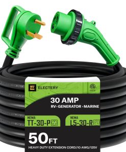 Cable de Extensión de Corriente para RV de 30 Amperios y 50