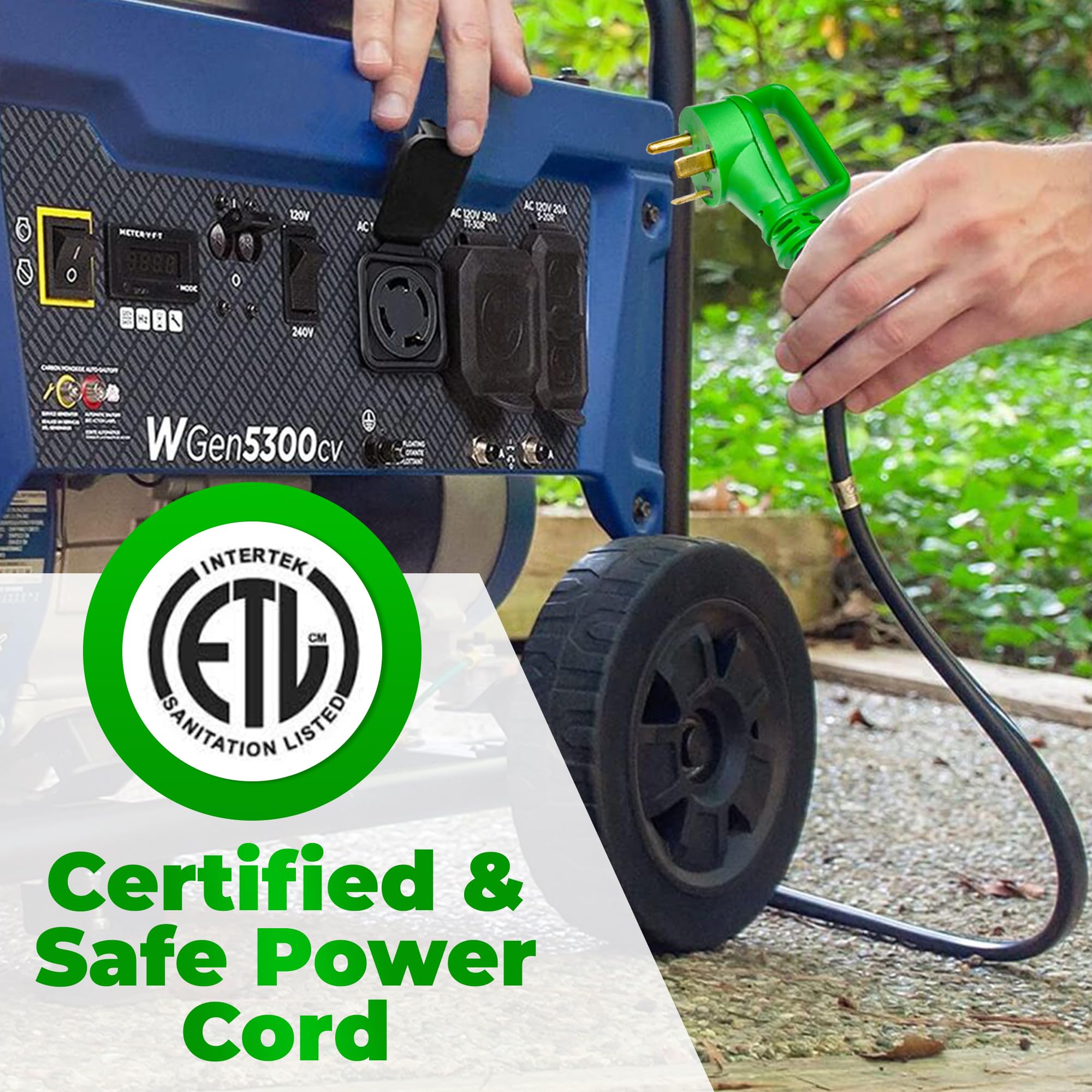 Cable de extensión de corriente de RV de 30 amperios y 15 - Imagen 8