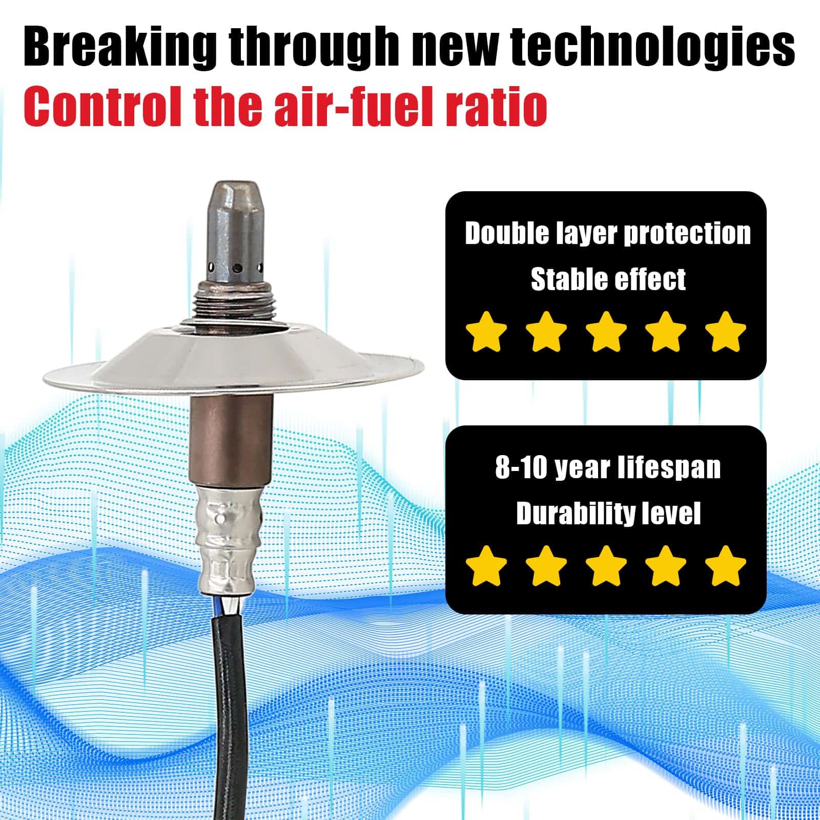 Sensor de oxígeno de aguas arriba compatible con Toyota - Imagen 4