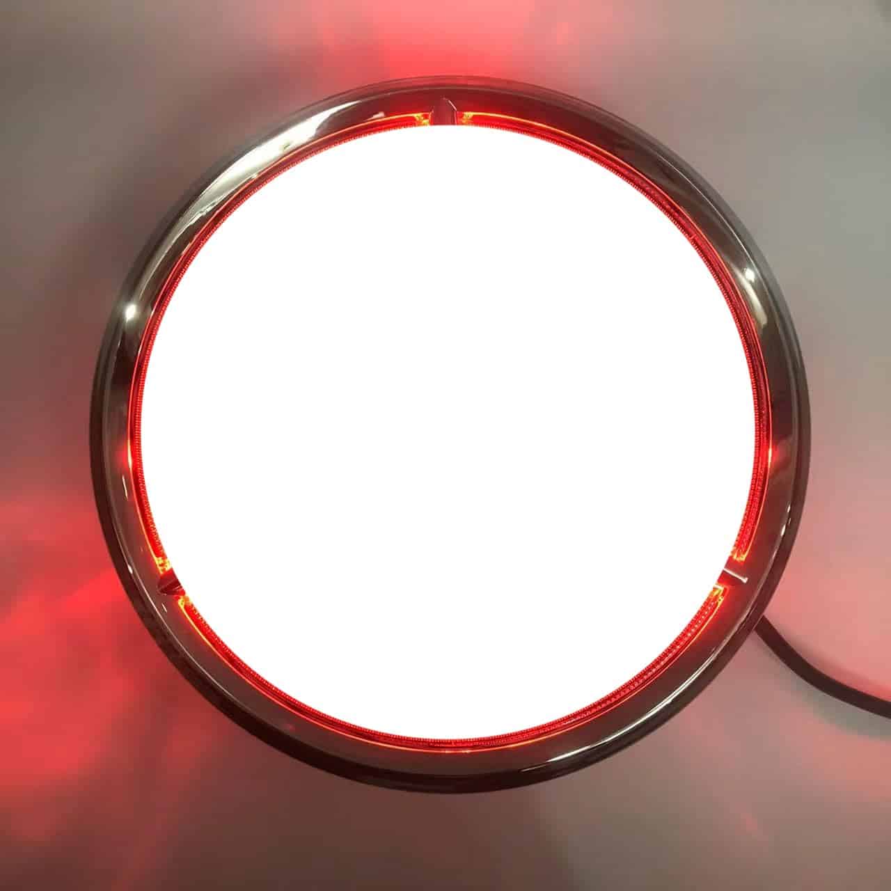 Emblema LED Rojo para Parrilla delantera de Coche