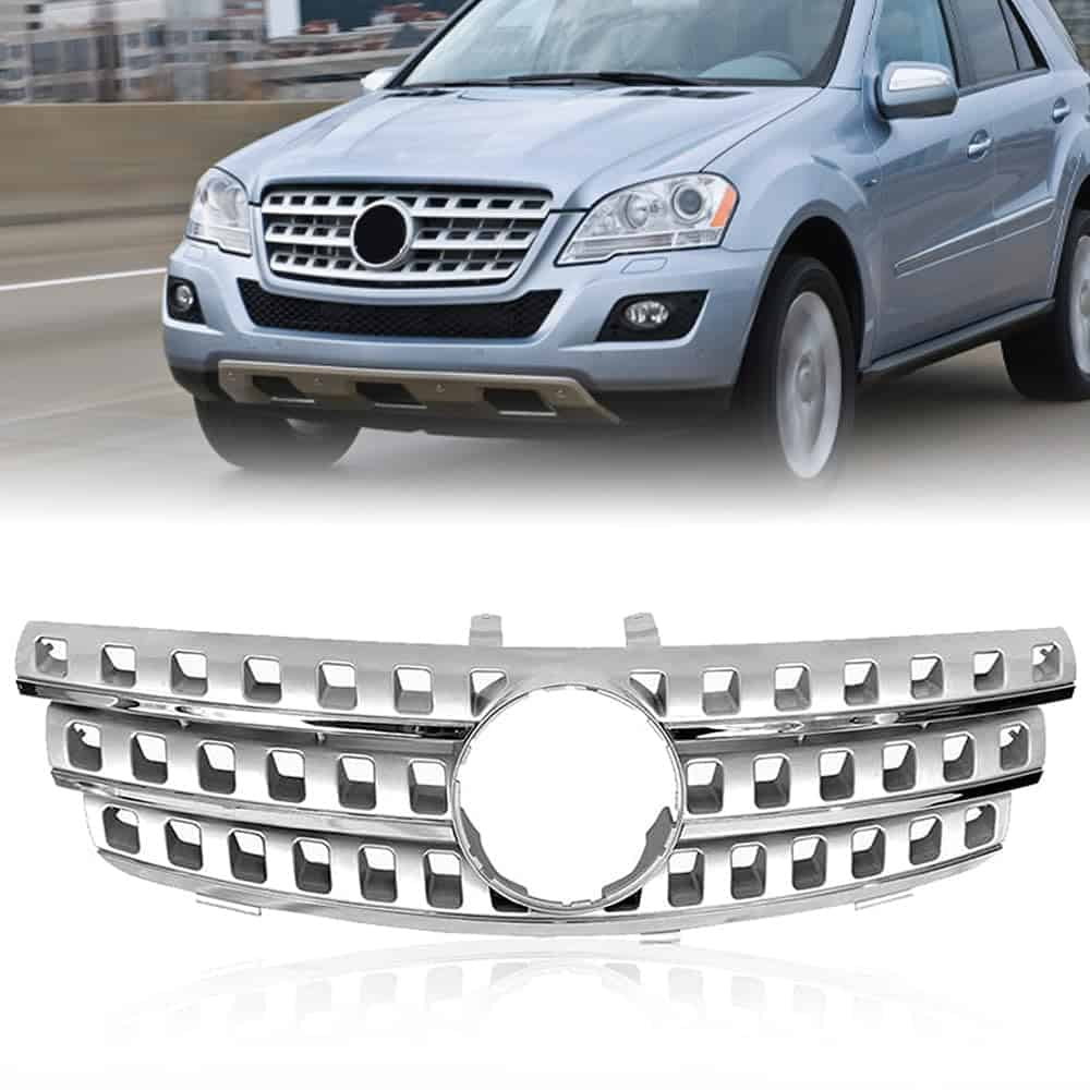 Rejilla Delantera Cromada para Mercedes Benz W164 ML CLASE
