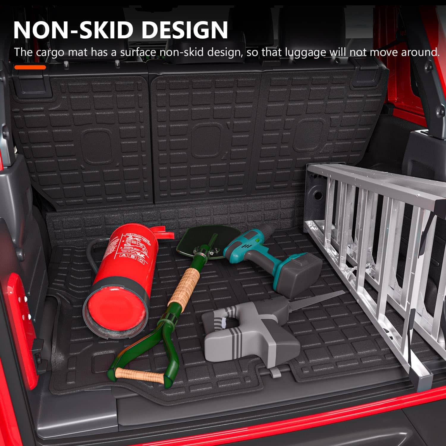 Tapete de Carga Compatible con Jeep Wrangler JL 4XE 4 - Imagen 6