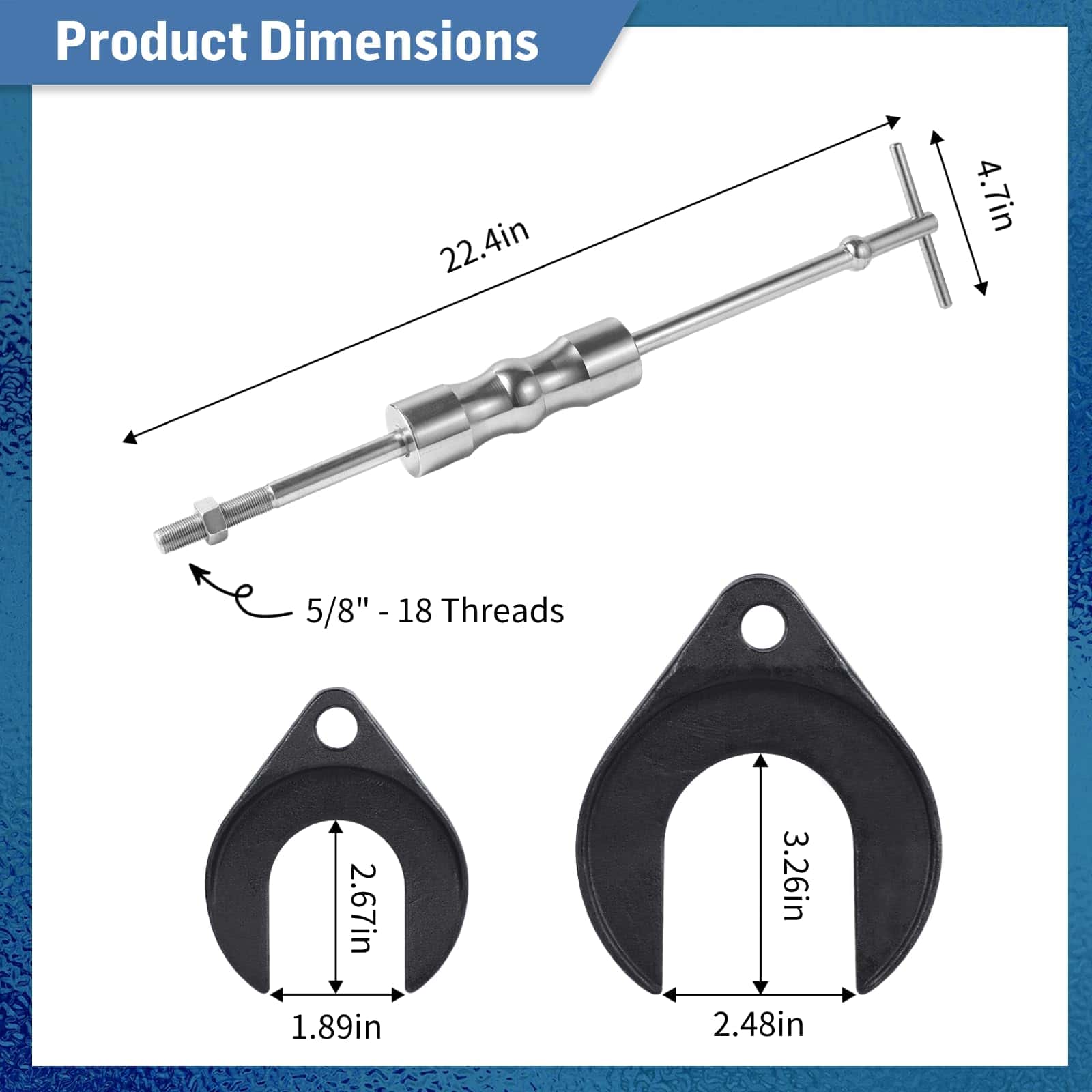 Kit de Extracción del Eje de Transmisión Interno Lnrueg, - Imagen 7