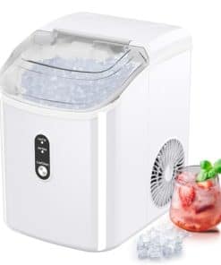 Máquina para hacer hielo de Nugget, portátil, trituradora