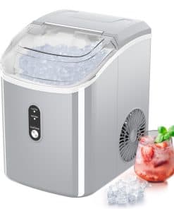 Máquina de hielo nugget portátil para mostrador,