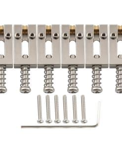 Juego de 6 Sillines de Puente de Guitarra Eléctrica Estilo