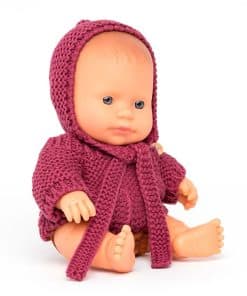 Muñeco Miniland 8 1/4'' Niño Caucásico con Ropa (Bolsa de