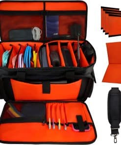 Estuche de transporte DERABY DJ Cable File con separadores