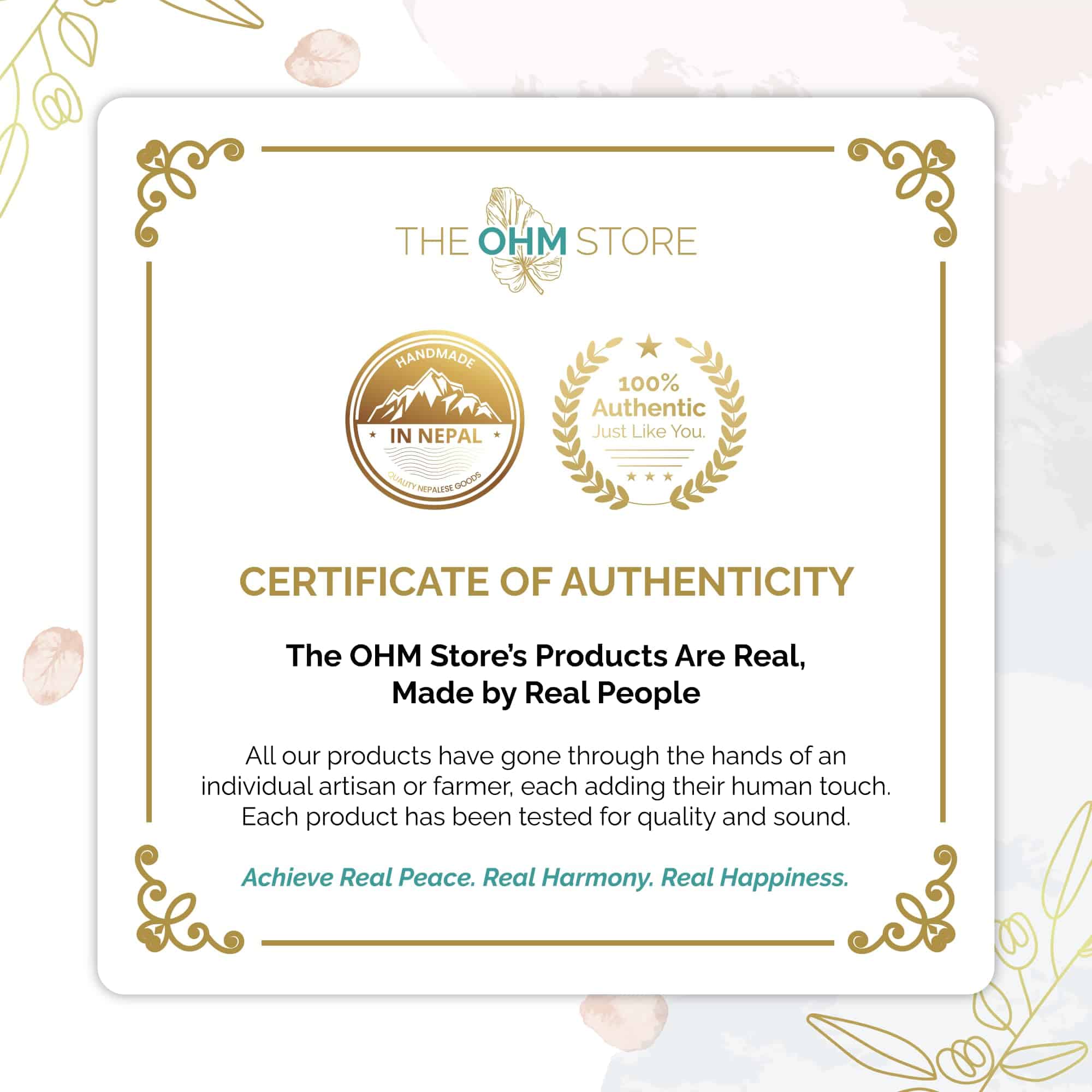 Campanas tibetanas Ohm Store Mantra Tingsha con estuche - Imagen 9