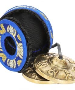 Campanas tibetanas Ohm Store Mantra Tingsha con estuche
