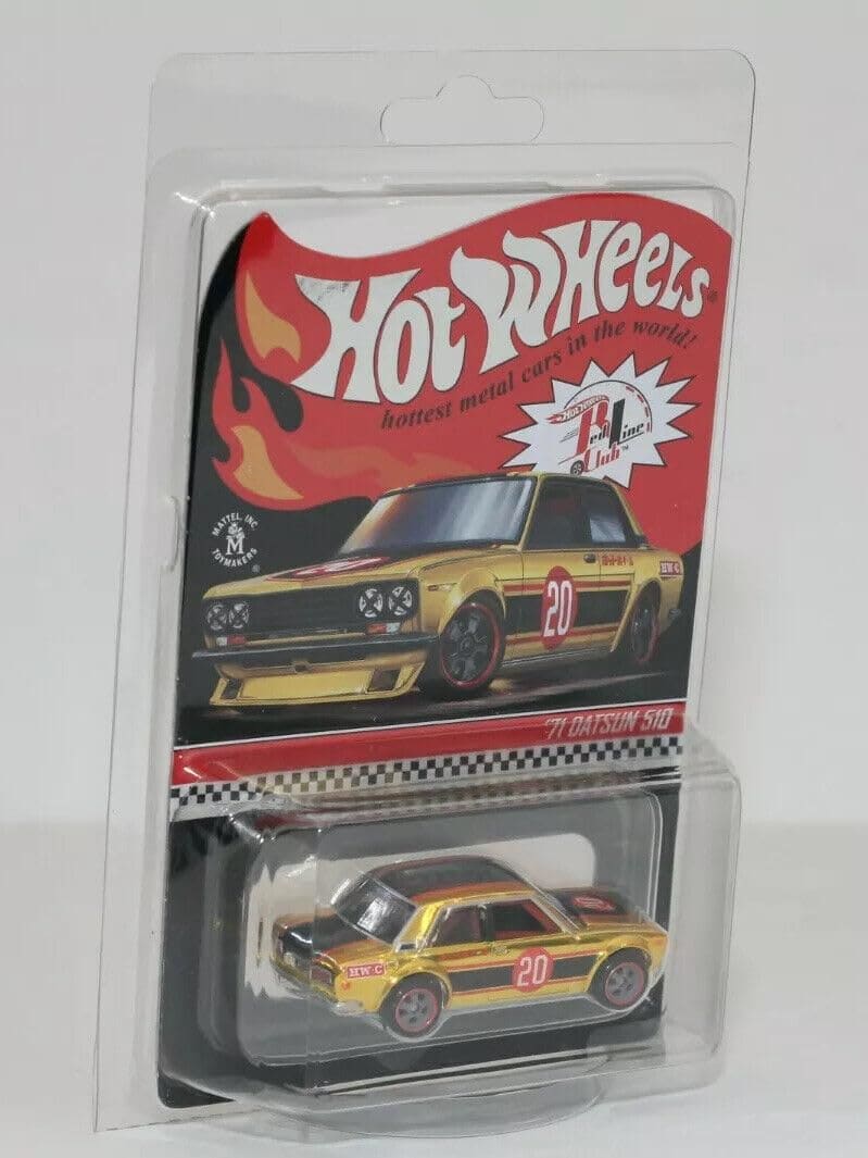 Hot Wheels 2020 RLC '71 Datsun 510, Exclusivo del Club Red - Imagen 5